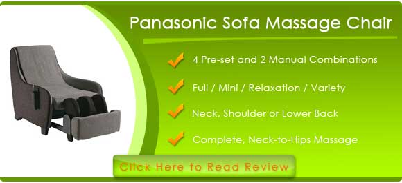 Panasonic EP-MS40ET Sofa Style Massage Chair