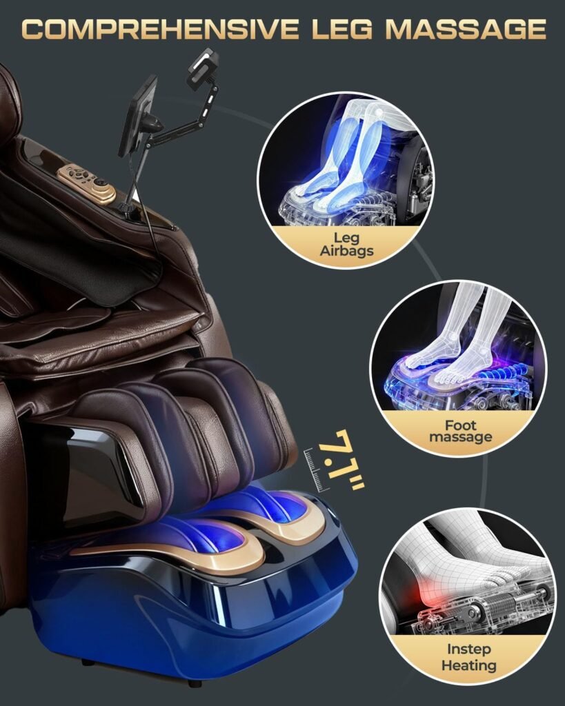 4D Massage Chairs Full Body,Zero Gravity SL-Track Shiatsu Massage Chair Recliner,Core Heating,20 Massage Techniques,Deep Yoga Stretch,Foot Rollers, Ai Voice,Touch Screen,Wireless Charging 4D Massage Chairs Full Body,Zero Gravity SL-Track Shiatsu Massage Chair Recliner,Core Heating,20 Massage Techniques,Deep Yoga Stretch,Foot Rollers, Ai Voice,Touch Screen,Wireless Charging