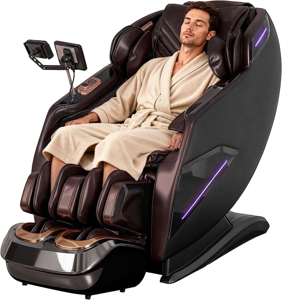 4D Massage Chairs Full Body,Zero Gravity SL-Track Shiatsu Massage Chair Recliner,Core Heating,20 Massage Techniques,Deep Yoga Stretch,Foot Rollers, Ai Voice,Touch Screen,Wireless Charging 4D Massage Chairs Full Body,Zero Gravity SL-Track Shiatsu Massage Chair Recliner,Core Heating,20 Massage Techniques,Deep Yoga Stretch,Foot Rollers, Ai Voice,Touch Screen,Wireless Charging
